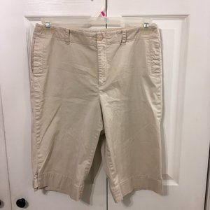 Rafaella Petite Flat Front Shorts